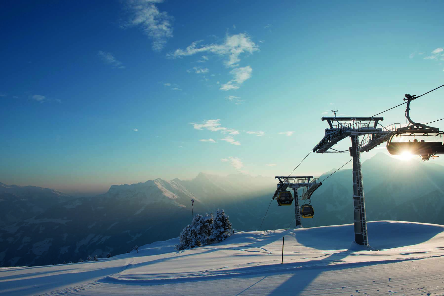 Skifahren im Zilltertal